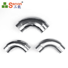 Stainless Steel 90 Degree Elbow Thickness 0.25mm - 3mm For Interior Decoration